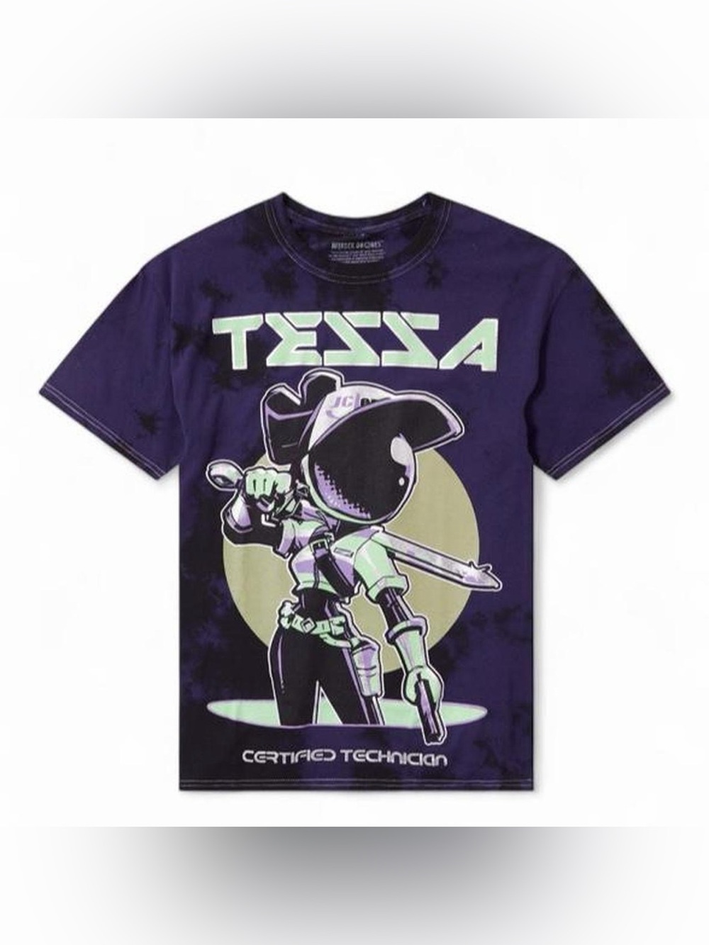 Murder Drones Tessa Tie-Dye T-Shirt Plus Size 2x